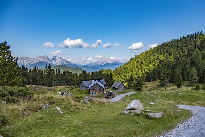 Wandern am Scheibelsee
